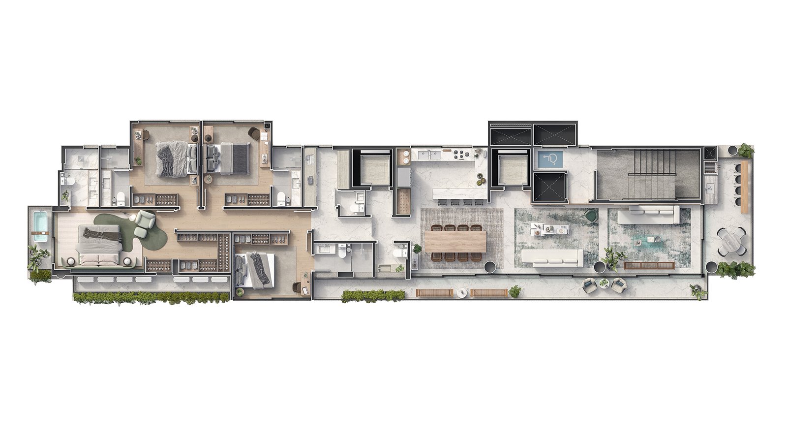 PLANTA APARTAMENTO TIPO PLANTA APARTAMENTO TIPO